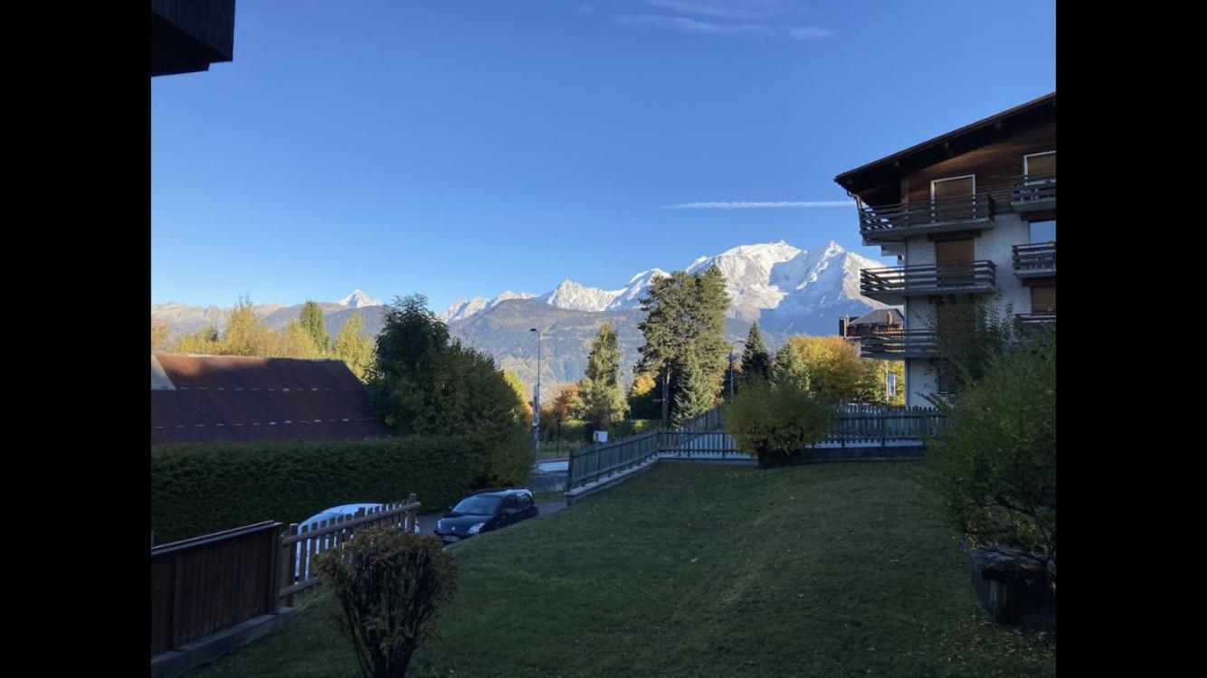 Appartamento La Marmotte: Vue Mont Blanc, Terrasse, Parking Combloux Esterno foto