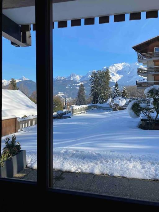 Appartamento La Marmotte: Vue Mont Blanc, Terrasse, Parking Combloux Esterno foto