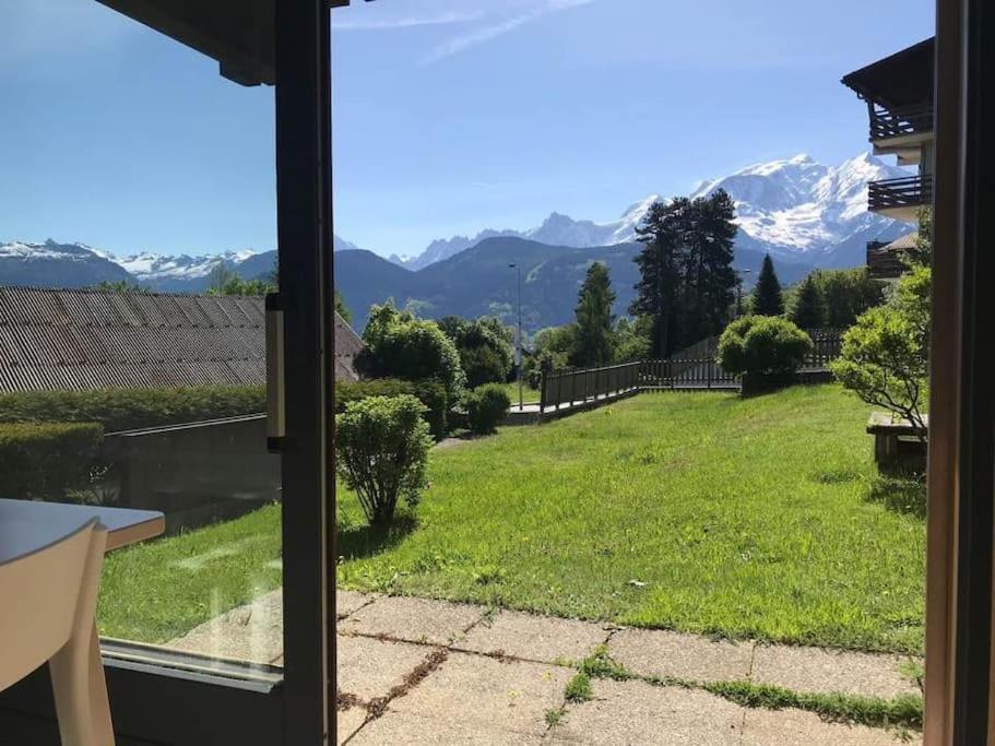 Appartamento La Marmotte: Vue Mont Blanc, Terrasse, Parking Combloux Esterno foto