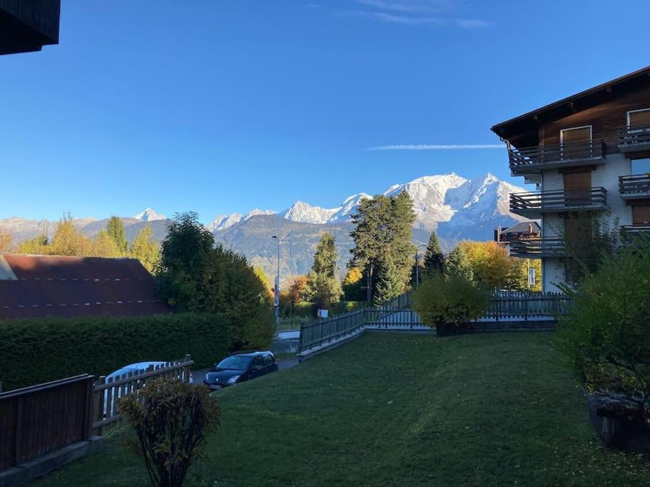 Appartamento La Marmotte: Vue Mont Blanc, Terrasse, Parking Combloux Esterno foto
