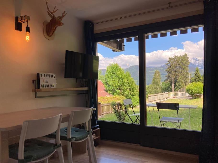 Appartamento La Marmotte: Vue Mont Blanc, Terrasse, Parking Combloux Esterno foto