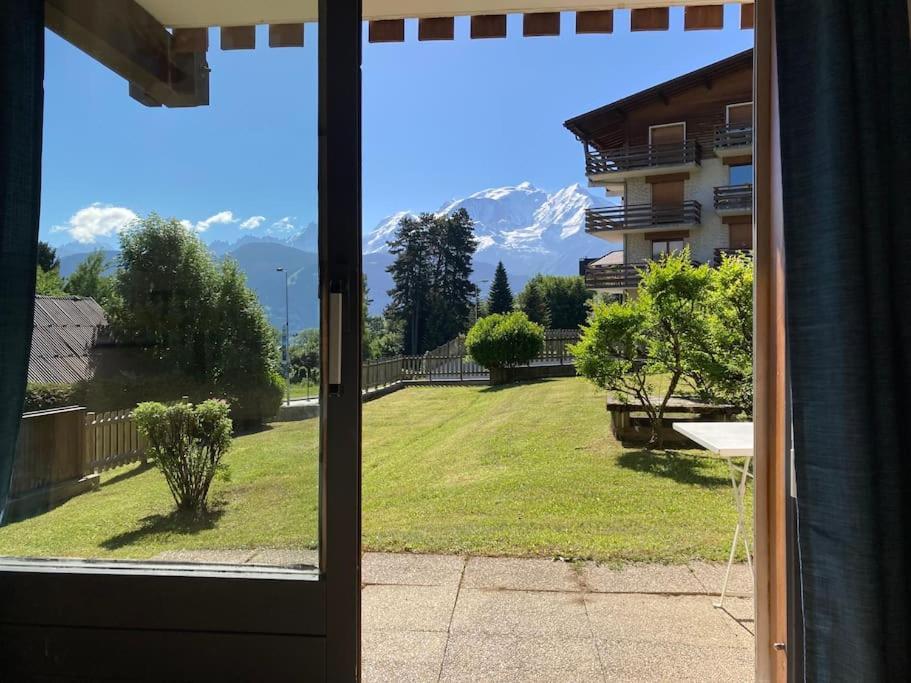 Appartamento La Marmotte: Vue Mont Blanc, Terrasse, Parking Combloux Esterno foto
