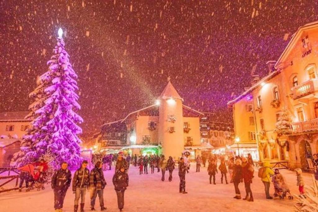 Appartamento La Marmotte: Vue Mont Blanc, Terrasse, Parking Combloux Esterno foto